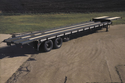 Baumaschinentransporter-Anhänger - 135 CSY GSA - Landoll - für Industriematerial / 2-Achsen