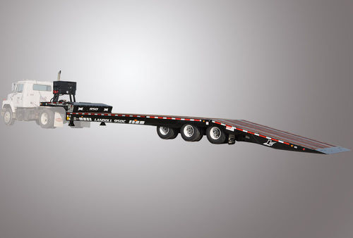 Baumaschinentransporter-Anhänger - 950E - Landoll - Baustellen / 3-Achsen / angehängt