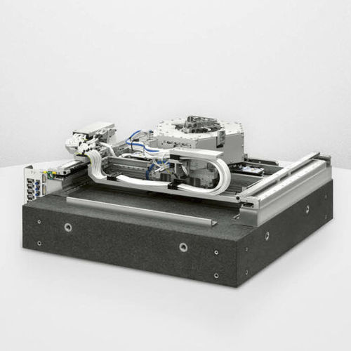 Linearer Positioniertisch - METIS - ETEL S.A. - motorisiert / 2-Achs / Luftkissen