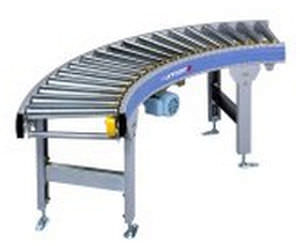 Förderer mit motorisierten Rollen - XVC, XVE, XVH - OKURA Group - horizontal / gebogen / Transport