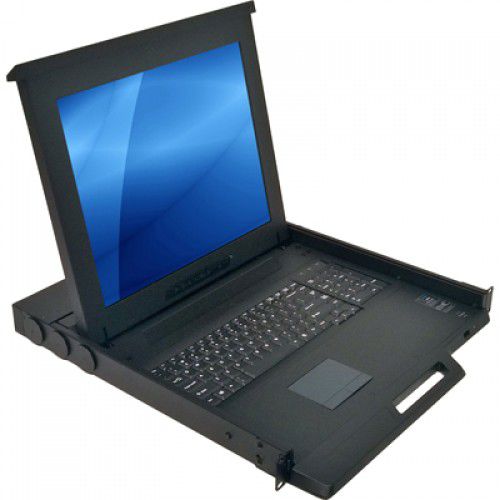 Konsole-Rackeinschub - KD8172 - Acnodes Corporation - Tastatur / LCD-Bildschirm / 1U