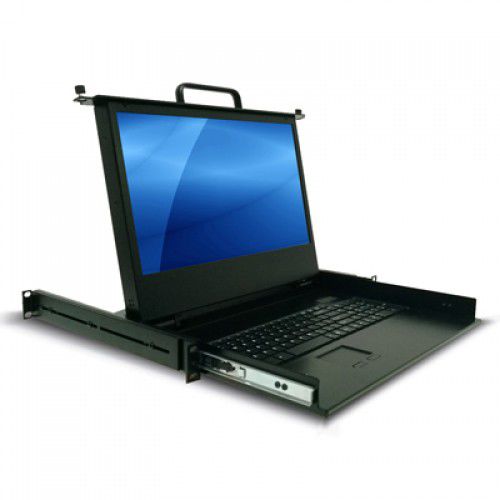 Konsole-Rackeinschub - KD9176 - Acnodes Corporation - Tastatur / LCD-Bildschirm / 1U
