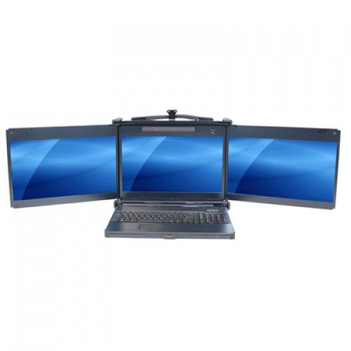 Rackeinschub mit Multi-View-Anzeige - PKD8175 - Acnodes Corporation - Konsole / Tastatur / LCD-Bildschirm
