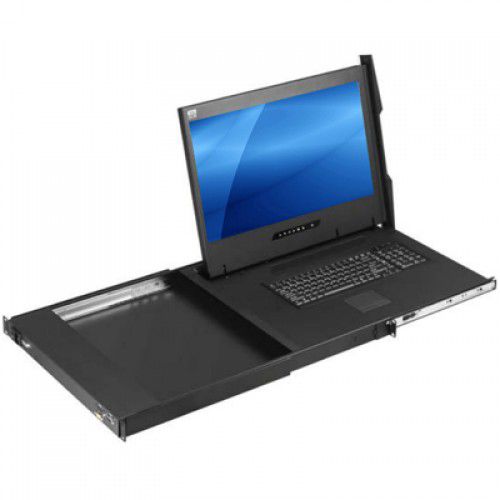 Konsole-Rackeinschub - KD8121 - Acnodes Corporation - Tastatur / LCD-Bildschirm / 1U
