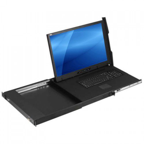 Konsole-Rackeinschub - KD8124 - Acnodes Corporation - Tastatur / LCD-Bildschirm / 1U