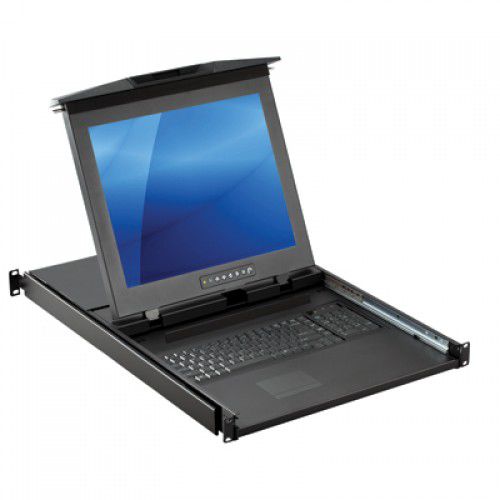 Konsole-Rackeinschub - KDM8190 - Acnodes Corporation - Tastatur / LCD-Bildschirm / 1U