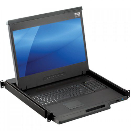 Konsole-Rackeinschub - KDF81712 - Acnodes Corporation - Tastatur / LCD-Bildschirm / 1U