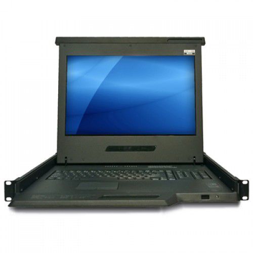 Konsole-Rackeinschub - KDX81712 - Acnodes Corporation - Tastatur / LCD-Bildschirm / 1U