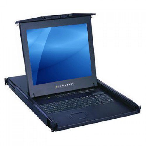 Konsole-Rackeinschub - KDS6178 - Acnodes Corporation - mit integriertem KVM-Umschalter / Tastatur / LCD-Bildschirm