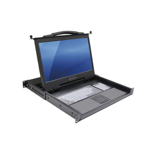 Konsole-Rackeinschub - KD80174 - Acnodes Corporation - Tastatur / LCD-Bildschirm / 1U