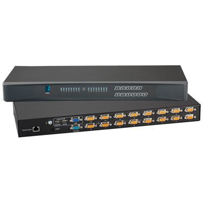KVM-Switch / Rack - KV1602 - Acnodes Corporation - 1U / 16 Ports