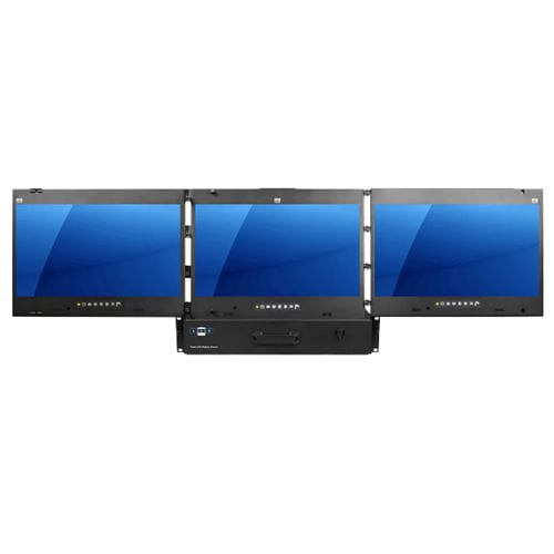 Rackeinschub mit Multi-View-Anzeige - RPM-HD17 series - Acnodes Corporation - Konsole / Tastatur / LCD-Bildschirm