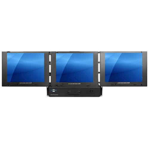19"-Rackeinschub - RPM-AV19 series - Acnodes Corporation - mit Multi-View-Anzeige / Konsole / Tastatur