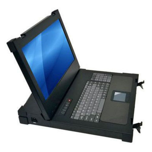 Konsole-Rackeinschub - PKD8173 - Acnodes Corporation - mit integriertem KVM-Umschalter / Tastatur / LCD-Bildschirm
