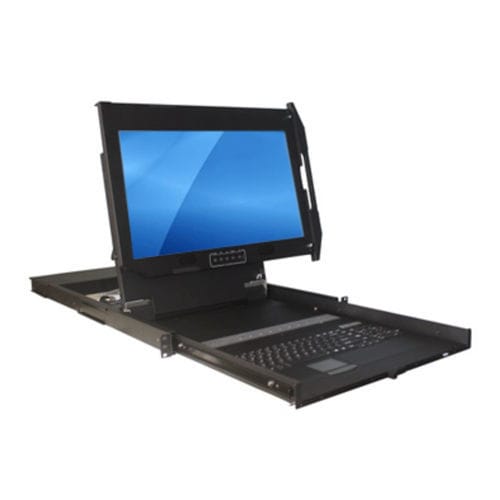 Tastatur Rackeinschub - KD80240 - Acnodes Corporation - Konsole / LCD-Bildschirm / 1U