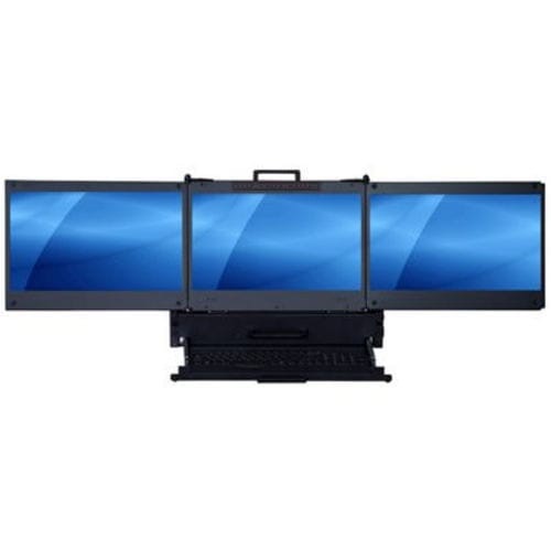 Rackeinschub mit Multi-View-Anzeige - KD8173T - Acnodes Corporation - Konsole / Tastatur / LCD-Bildschirm