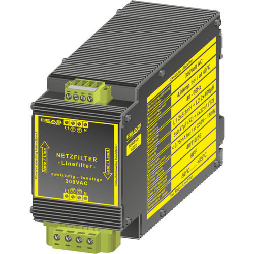 Elektronischer Filter / Bandpass - NFK855-4S22 - FEAS GmbH - passiv / einphasig / Funk-Entstörung