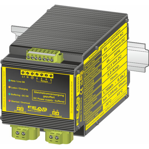 USV mit Superkondensator - SSE9024 - FEAS GmbH - On-line / mit Netzteil / AC