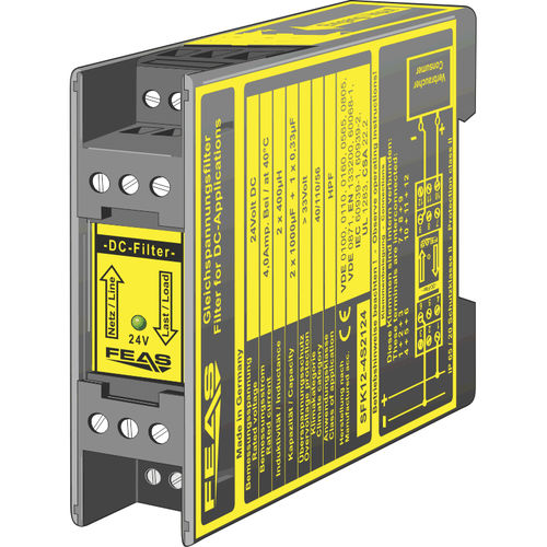 Funk-Störfilter - SFK12-4S2124  - FEAS GmbH - Bandpass / passiv / DC