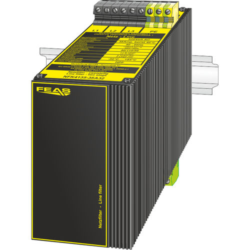 Elektronischer Filter / Bandpass - NFK4135-35A32-H - FEAS GmbH - passiv / kompakt / dreiphasig