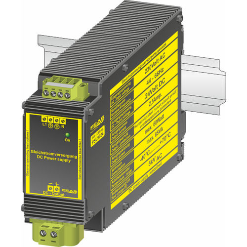 Ungeregelte Stromversorgung - PSU9024 - FEAS GmbH - für DIN-Schiene / AC/DC / Einfachausgang
