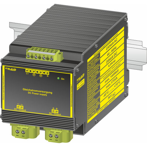 Ungeregelte Stromversorgung - PSU16024 - FEAS GmbH - für DIN-Schiene / wandmontiert / AC/DC