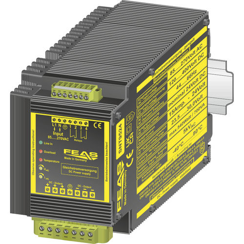 Schaltnetzteil - SNT9524 - FEAS GmbH - für DIN-Schiene / AC/DC / mit Kurzschluss-Schutz
