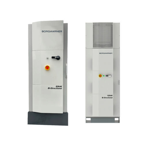 Ladestation für Elektrofahrzeug - V2G  - BORG WARNER - DC / bodenstehend / 1 Ladekabel