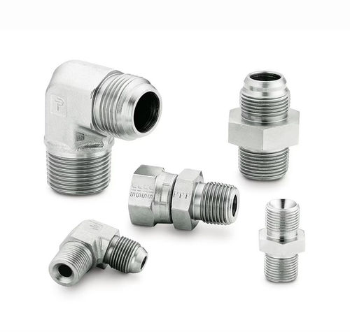 Hydraulikadapter für Rohre - 12C3P4S - Parker Tube Fittings Division - Industrie / außen gerillt / Stahl