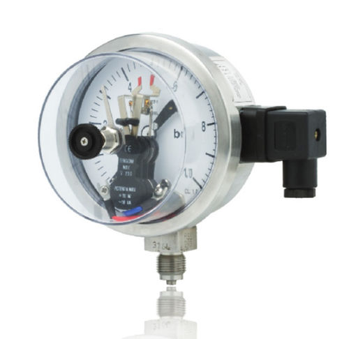 Manometer mit Zifferblatt-Anzeige - TMP 501 - Trafag AG sensors & controls - Edelstahl / mit flüssigkeitsgefüllter Rohrfeder / mit Schaltkontakt
