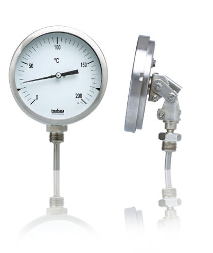 Bimetall-Thermometer - TMT 502 - Trafag AG sensors & controls - mit Zifferblatt-Anzeige / IP65 / Tauchfühler