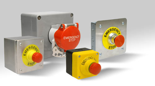 Pilzdrucktaster - EMS series - Craig & Derricott - Notausschalter / Edelstahl / elektromechanisch
