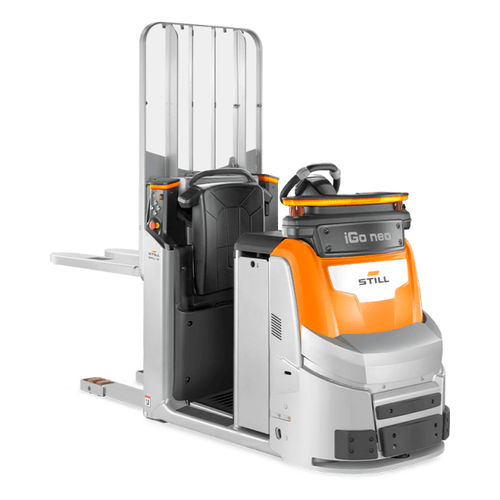 Elektrischer Kommissionierstapler - OPX-L 12 iGo neo - STILL - horizontal / für Lagerhallen / FTS