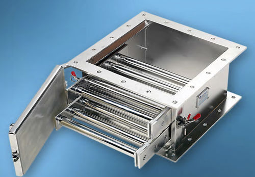 Partikelabscheider - Magbox  - BAKKER MAGNETICS - Gittermagnet / für die Lebensmittelindustrie / mit Rost