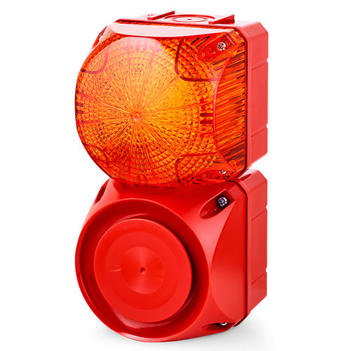 Sirene / LED -Alarmleuchte - ASS-P + QDS/QFS - Auer Signal GmbH - Piezo / IP66