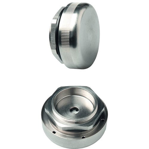 Duckausgleich-Verschraubung / Aluminium - DA 284 - STEGO - Edelstahl / NBR