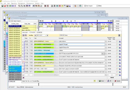 Projektmanagement-Software - TimeKeeper - DECIS SA - Schnittstellen / Reporting / Planung