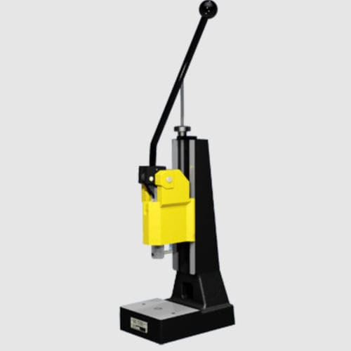 Handbediente Presse - CL 1200 K yellow - mäder Pressen - Form / Kolben / Kniehebel