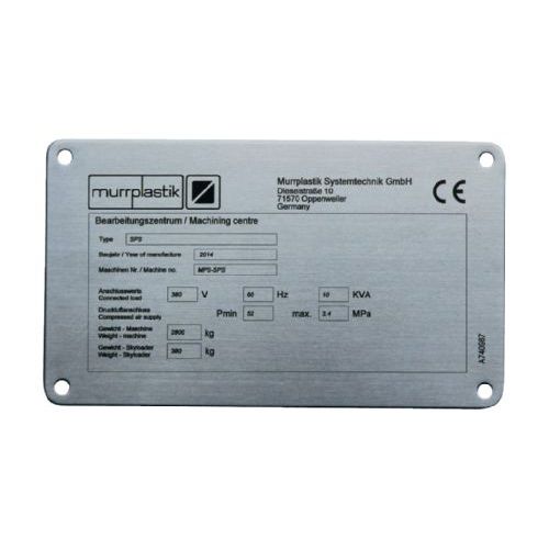 Bedruckbares Etikett - EST series - MURRPLASTIK SYSTEMTECHNIK - Edelstahl / für Bergbaumaschinen / für die petrochemische Industrie