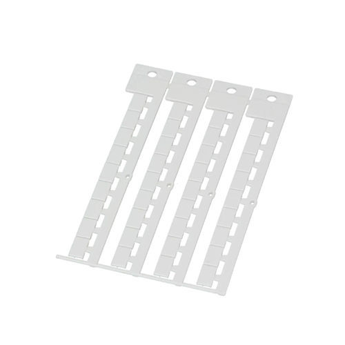 Bedruckbares Etikett - BEC 12/7 FA - MURRPLASTIK SYSTEMTECHNIK - Polycarbonat / weiß / für Reihenklemme