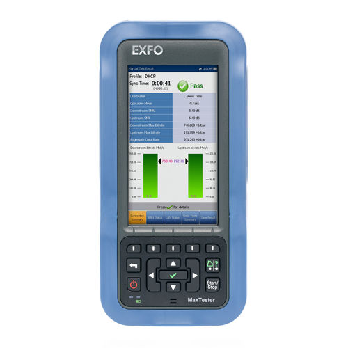 Netzwerktester - MaxTester 635G - EXFO - Spannung / Widerstand / Kapazität