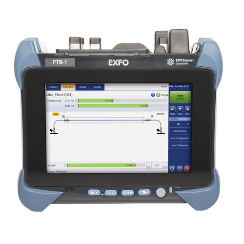 Automatisierte Prüfanlage - TK1-V2 - EXFO - für Telekommunikationsnetz / Glasfaser