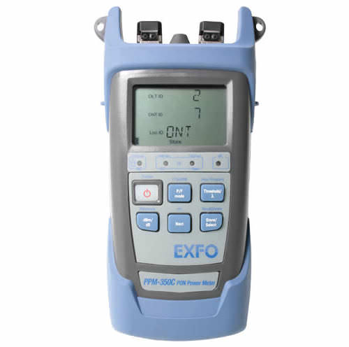 Optisches Leistungsmessgerät - PPM-350C - EXFO - digital / tragbar / für Lichtleiter