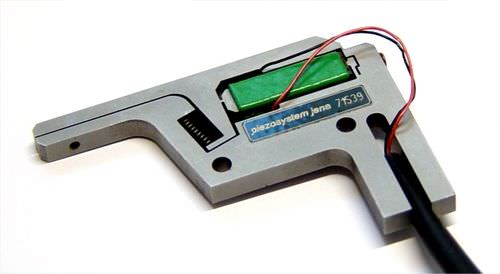 Elektrischer Mikrogreifer -  GRIPPY 3 - piezosystem jena GmbH - Winkel / 2 Backen