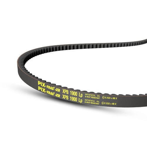 Feuerbeständiger Treibriemen - PIX-FRAS&reg;-XR - PIX Transmissions Limited - V-förmig / Gummi / für chemische Prozesse