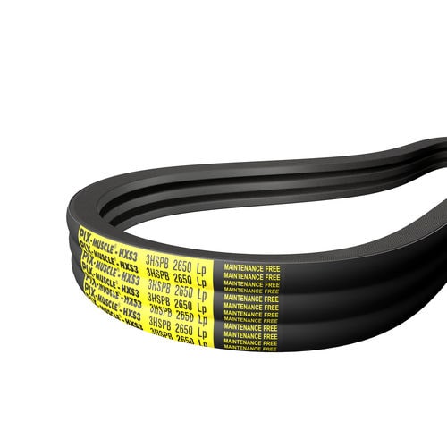 Wartungsfreier Treibriemen - PIX-Muscle &reg;-HXS3 - PIX Transmissions Limited - Keilrippen / V-förmig / Gummi