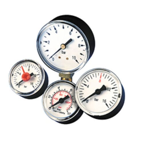Absolutes Manometer - 570 - AMETEK Pressure - mit Zifferblatt-Anzeige / Gewinde / Kunststoff