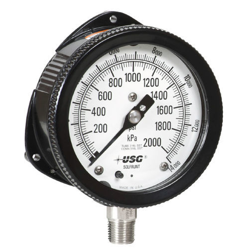 Absolutes Manometer - SOLFRUNT 1931 - AMETEK Pressure - Relativdruck / mit Zifferblatt-Anzeige / Gewinde