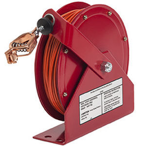 Erdungskabelaufroller - ML3416 series - AMETEK Hunter Spring - einziehbar / für Intensiveinsatz / stationär