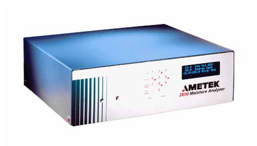 Feuchtigkeitsmessgerät für Gas - 2850 - AMETEK Process Instruments - mit abstimmbaren Diodenlasern / mit Digitalanzeige